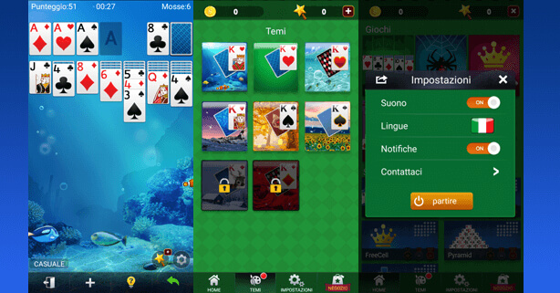 Solitario Gratis per android? Non uno, molti!