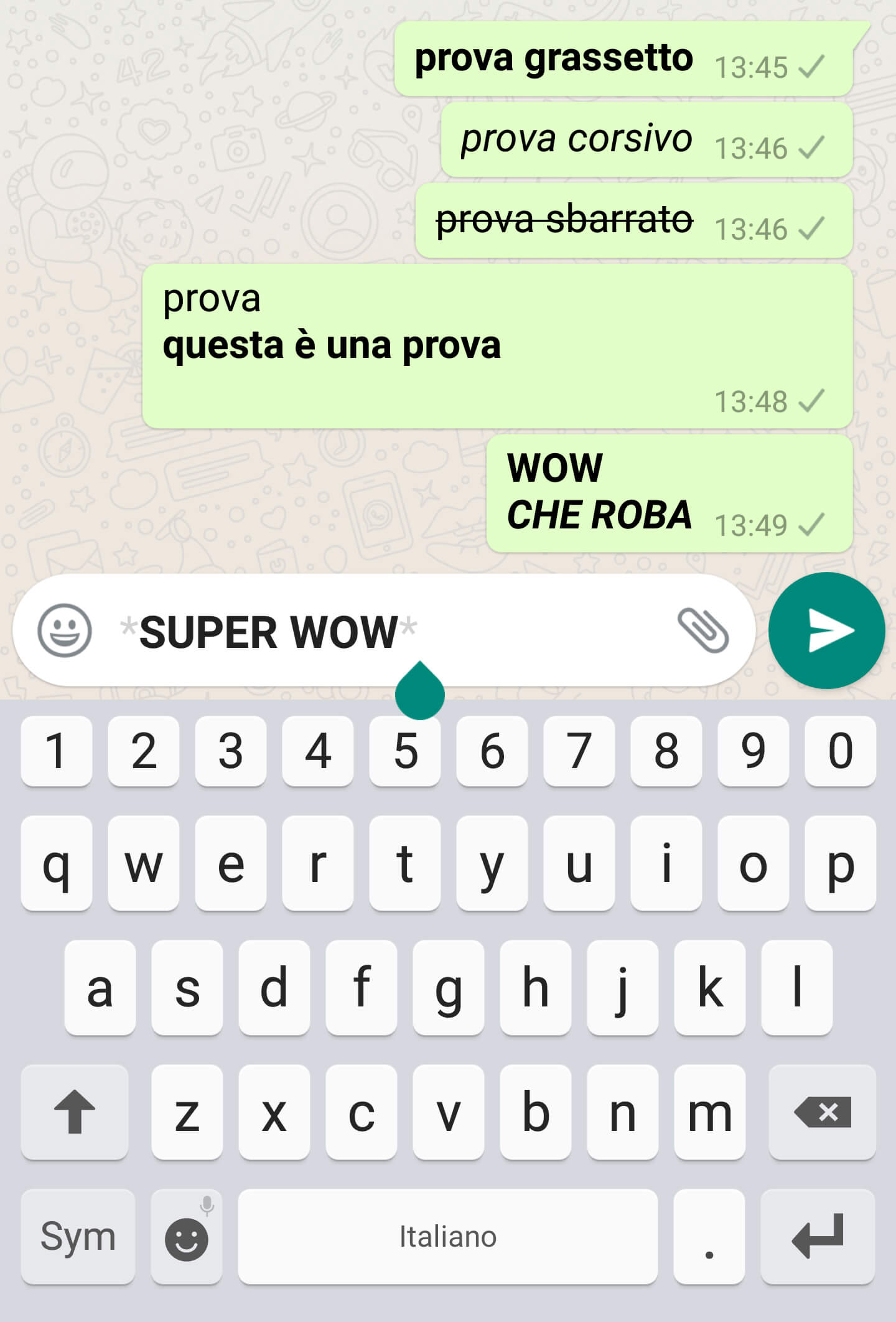 Faccine Whatsapp: trucchi